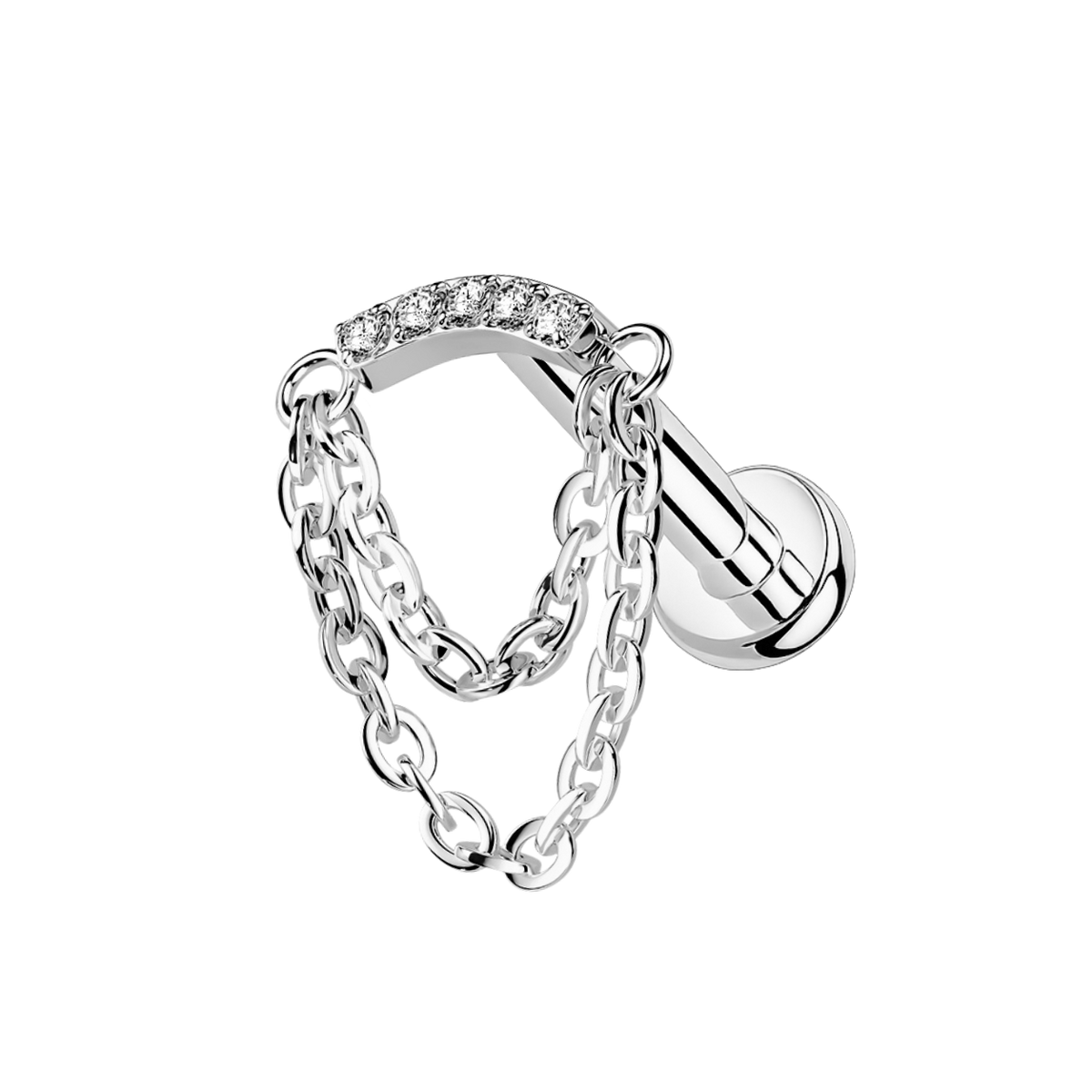 Supernova, piercing labret (vista 2)