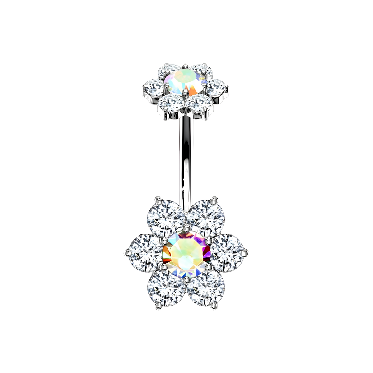 Etherea, piercing de ombligo en forma de flor (vista 2)
