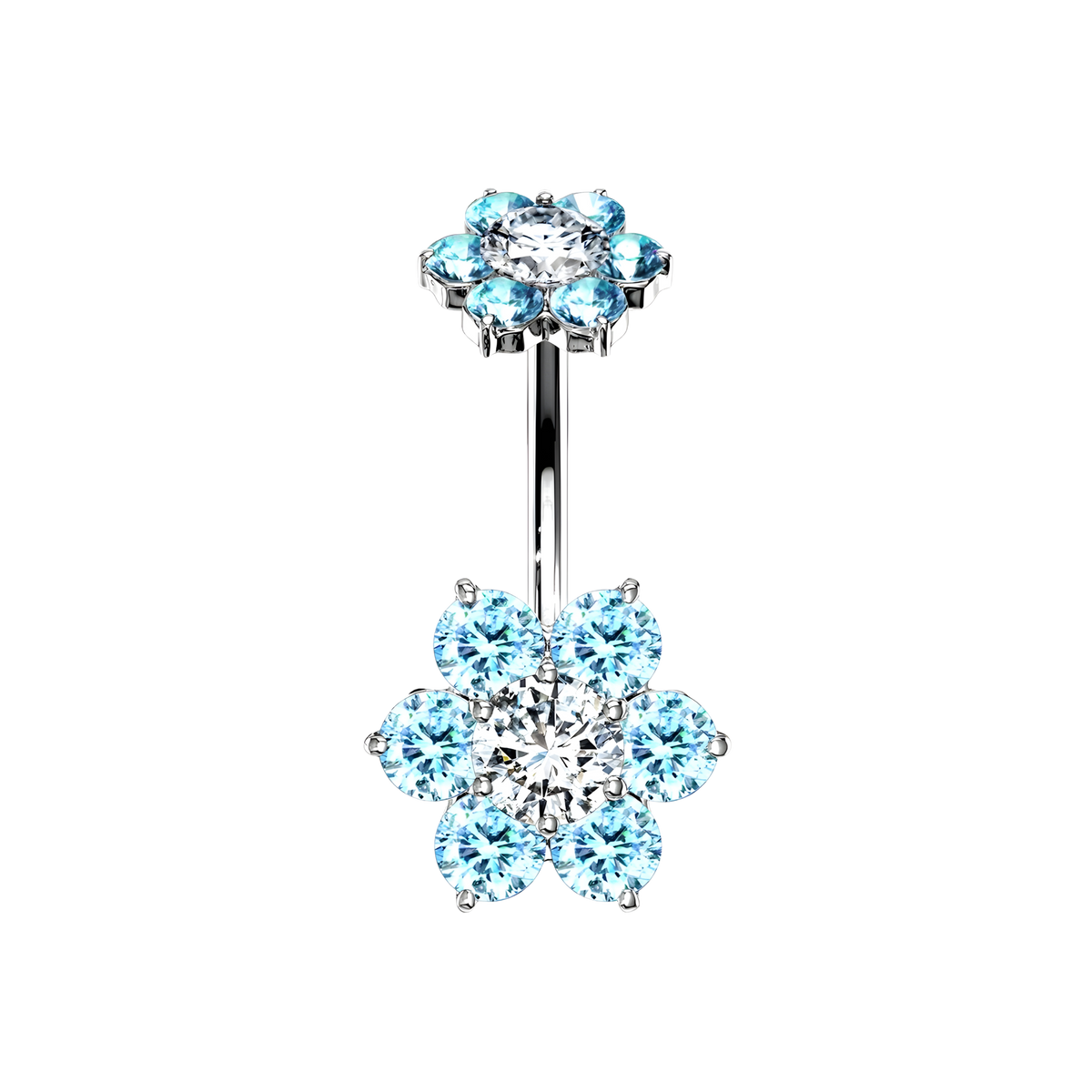 Etherea, piercing de ombligo en forma de flor (vista 4)