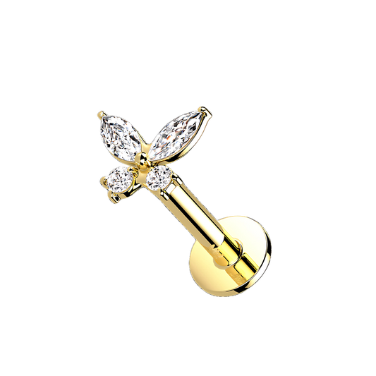 SHINY BUTTERFLY ORO 14KT