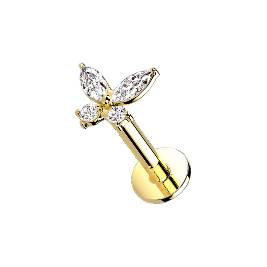 SHINY BUTTERFLY ORO 14KT