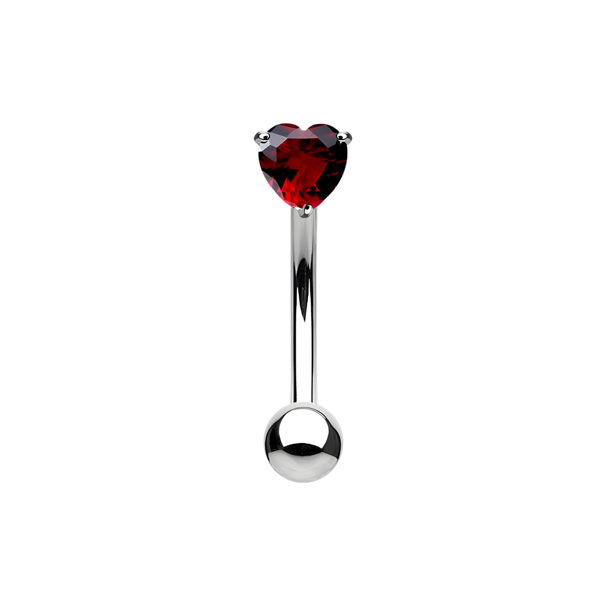 Roma Banana, banana para piercing en forma de corazón (vista 3)
